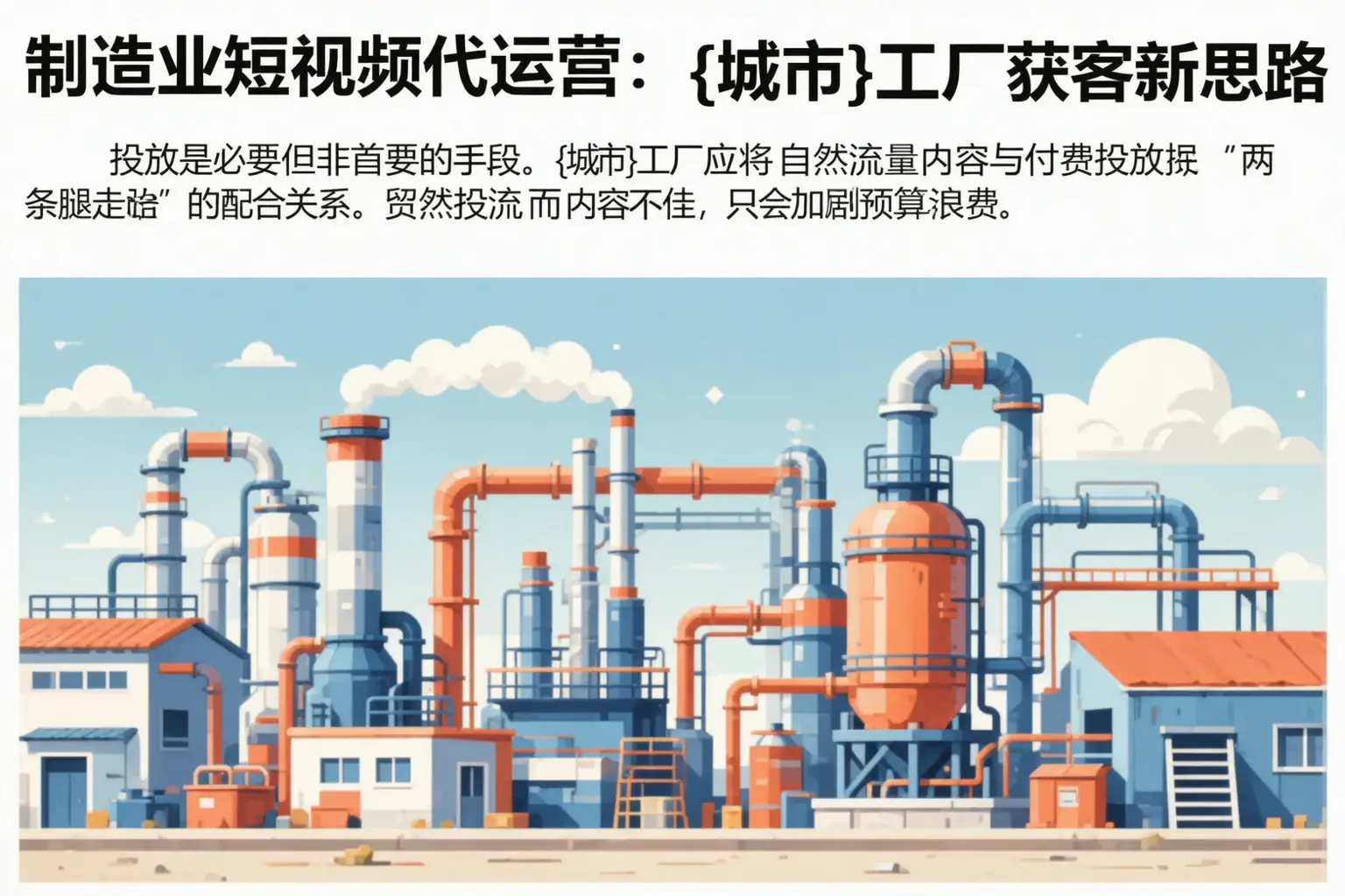制造业短视频代运营:泉州工厂获客新思路