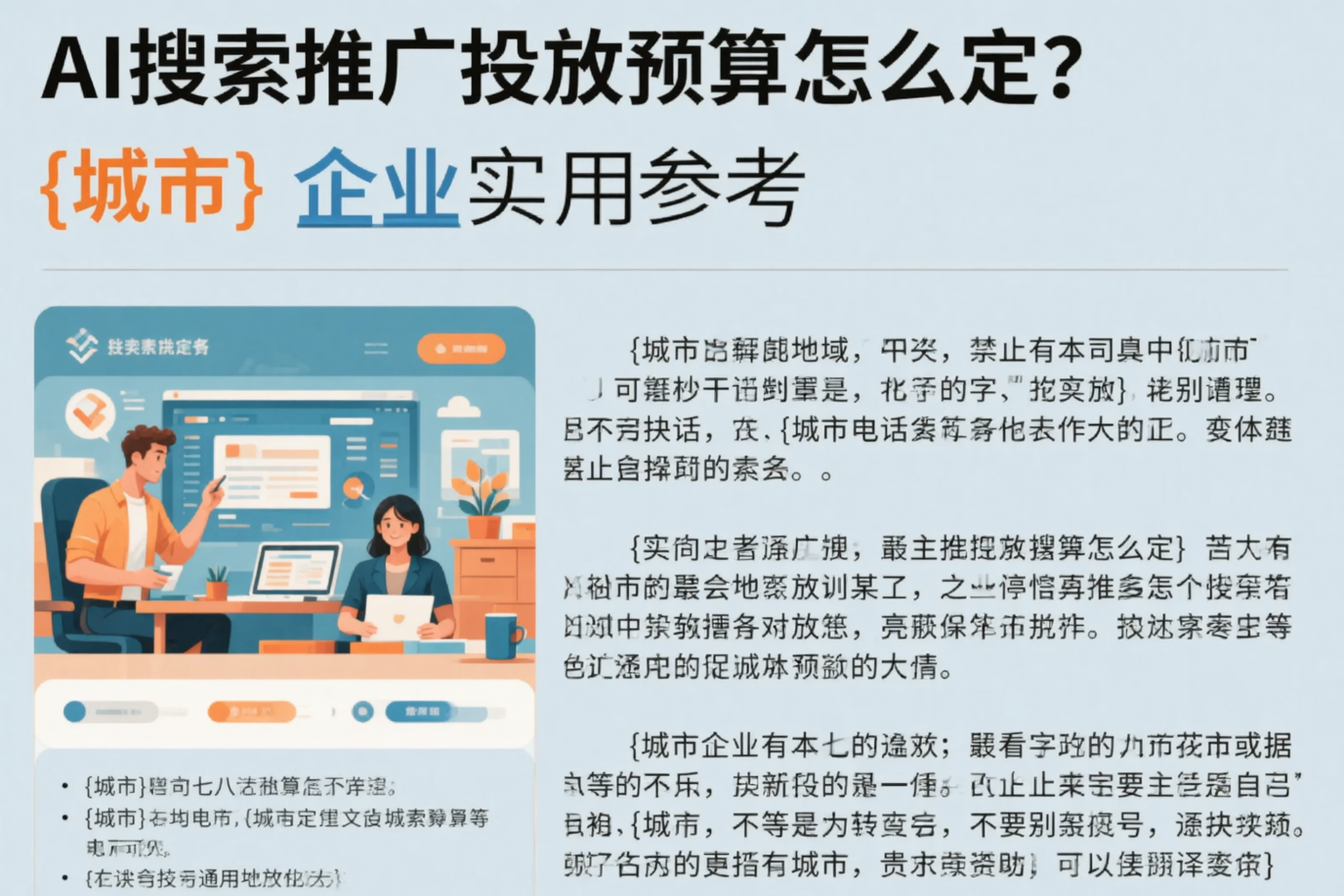 AI搜索推广投放预算怎么定?泉州企业实用参考