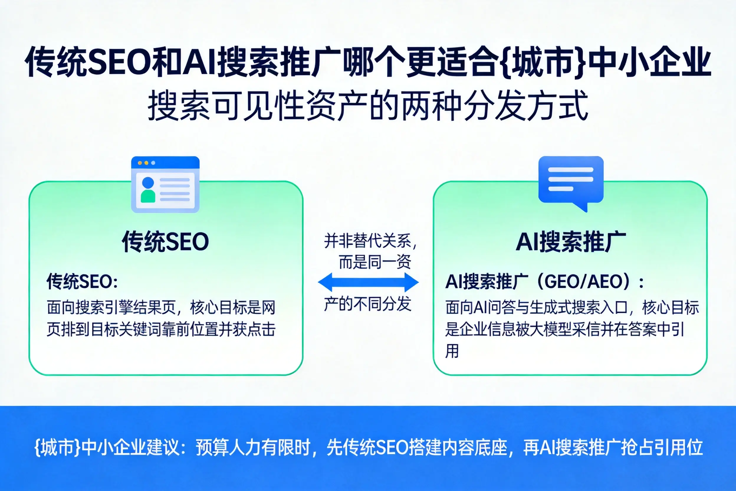 传统SEO和AI搜索推广哪个更适合泉州中小企业
