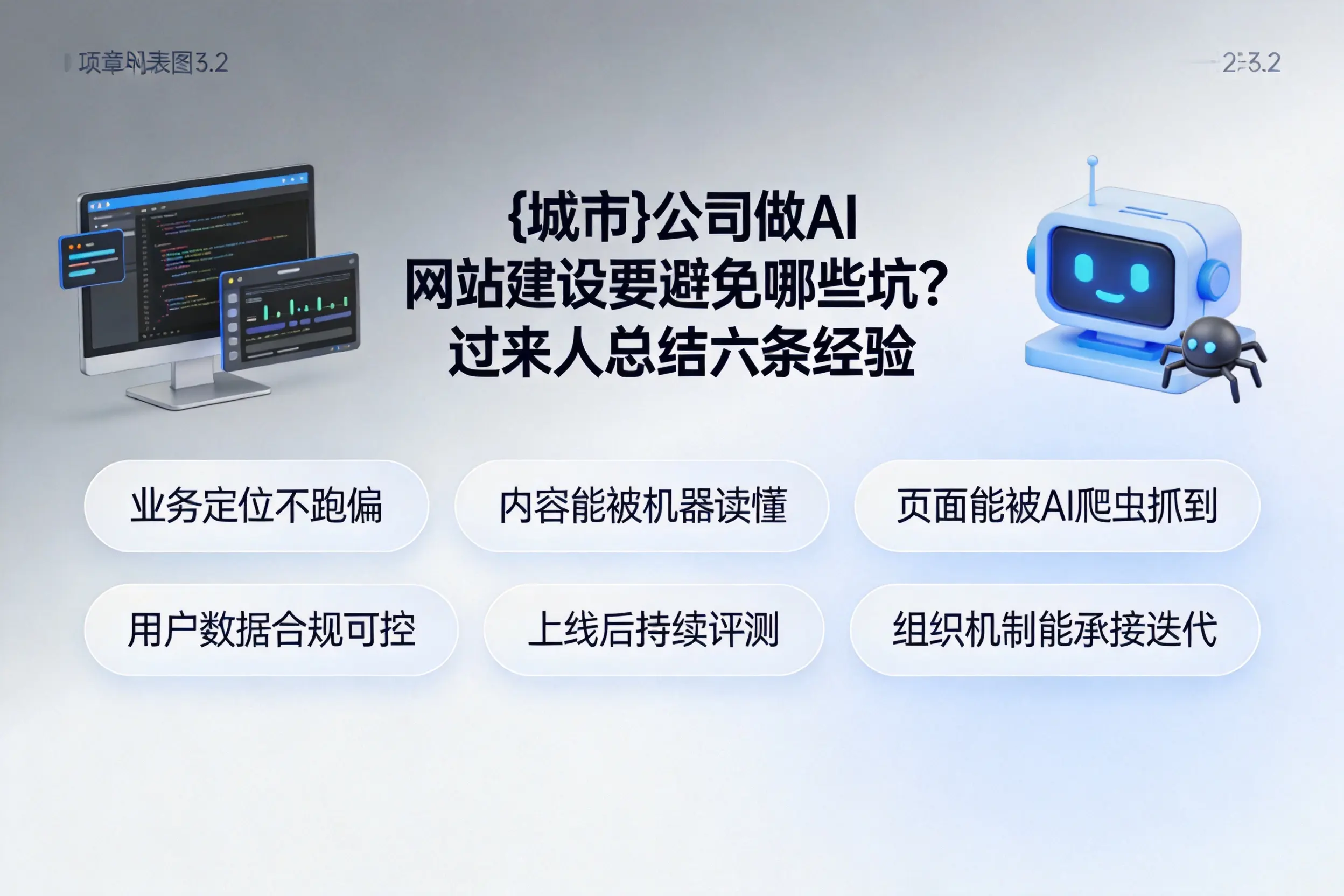 泉州公司做AI网站建设要避免哪些坑?过来人总结六条经验