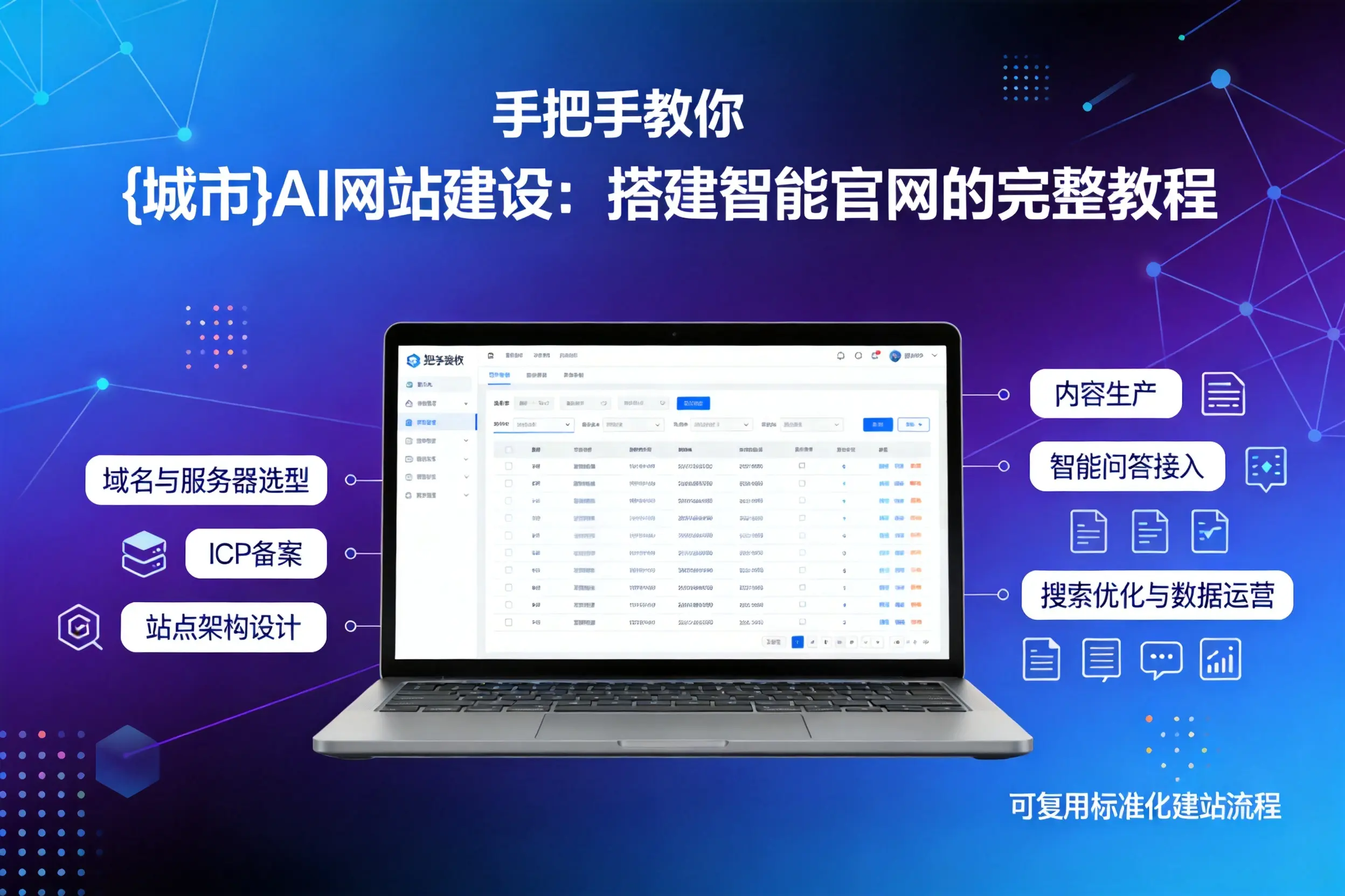 手把手教你泉州AI网站建设:搭建智能官网的完整教程