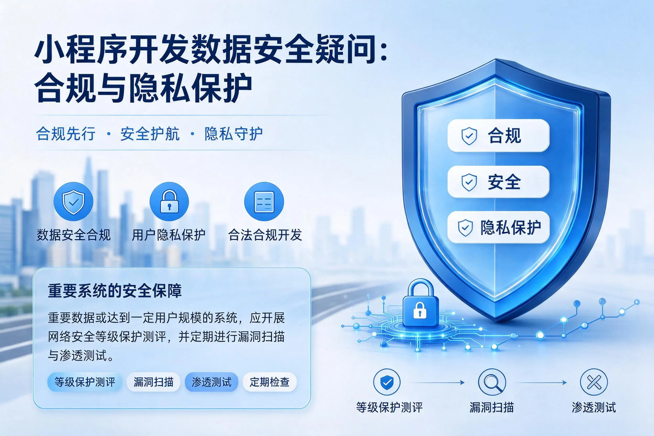 泉州小程序开发数据安全疑问：合规与隐私保护
