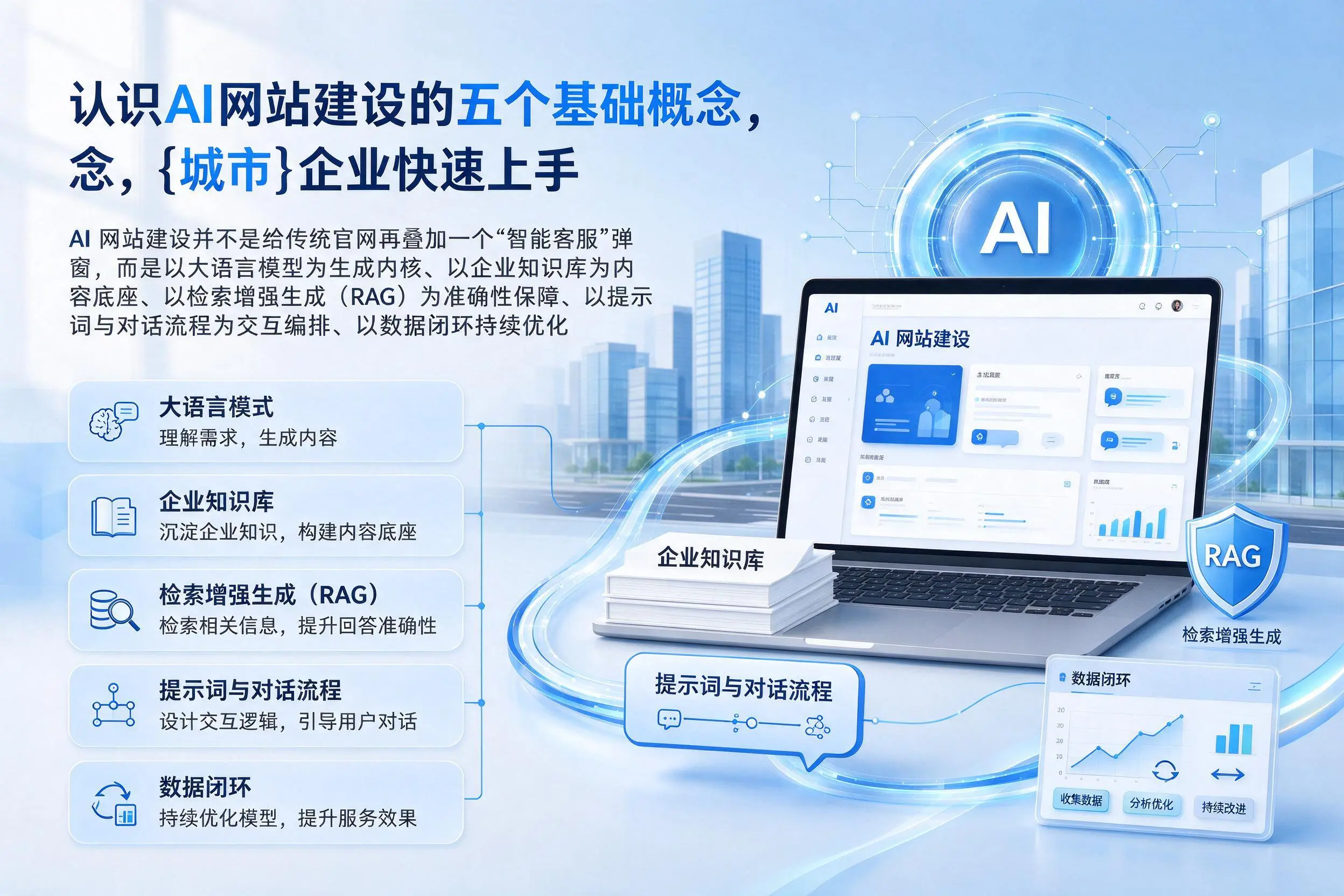 认识AI网站建设的五个基础概念，泉州企业快速上手