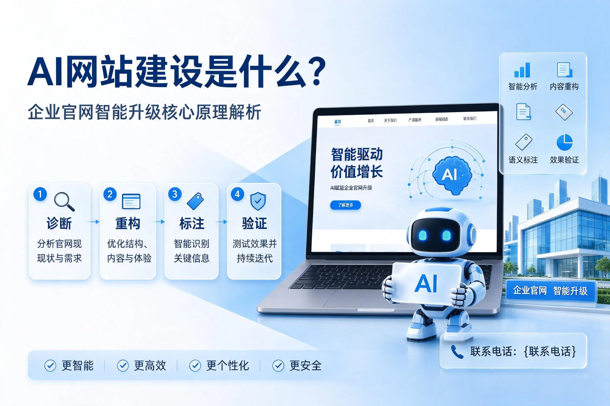 AI网站建设是什么?泉州企业官网智能升级核心原理解析