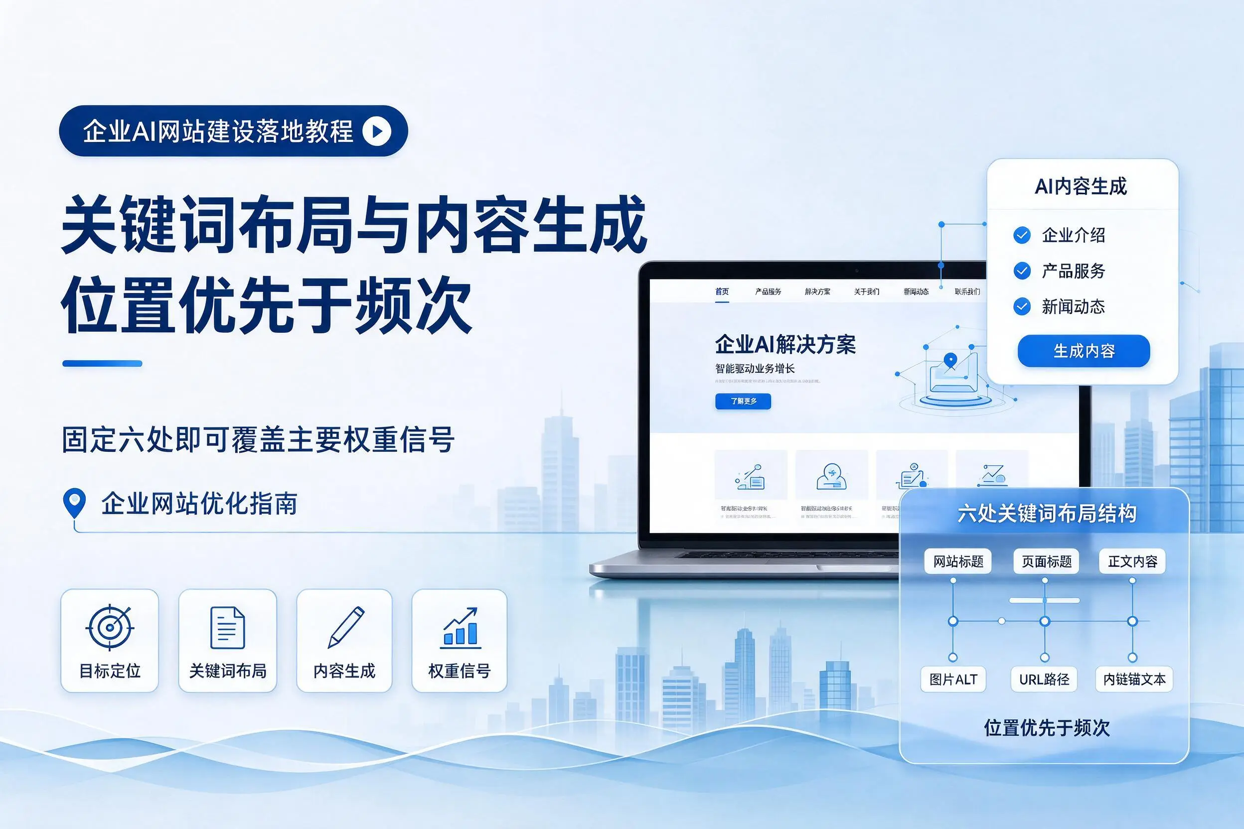 泉州企业AI网站建设落地教程：关键词布局与内容生成