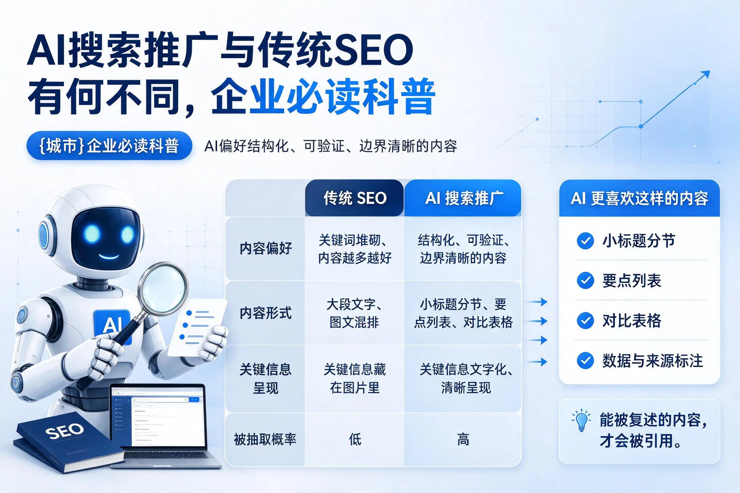 AI搜索推广与传统SEO有何不同,泉州企业必读科普